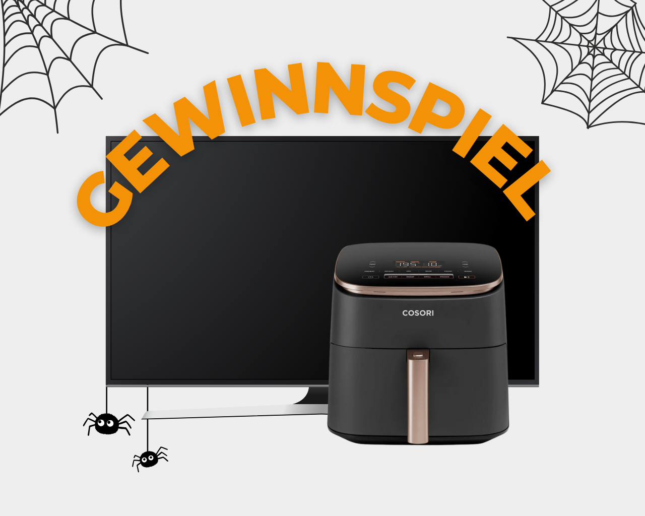 Jetzt TV-App buchen und mit etwas Glück einen Airfryer gewinnen! Perfekt für gemütliche Filmabende im Herbst – Fernsehen einfach über die TV App, ohne Set-Top-Box, schon ab 9,90 € pro Monat.
